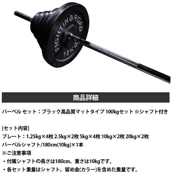 ファイティングロード バーベルセット100kg