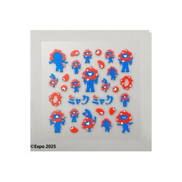 イングカワモト 2025大阪・関西万博 ミャクミャク レジンシール BA-MYA