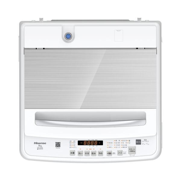 ハイセンス（HISENSE） 洗濯機 縦型 8kg 全自動洗濯機 HW-KD80L スリム