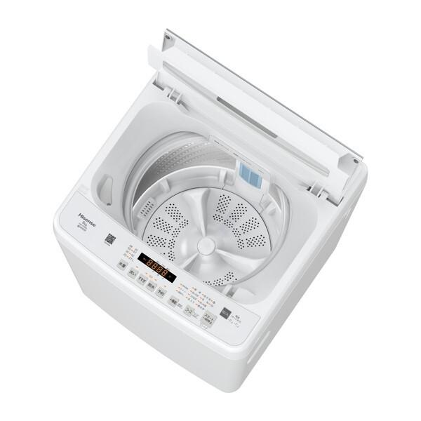 動作確認済み★美品 Hisenseハイセンス 縦型 上開き 洗濯乾燥容量8kg 114L 本体幅53cm 簡易乾燥 送風機能 全自動電気洗濯機 HW-DG80BK1 ホワイト 2024年製 ハイセンス HW-DG80J 全自動洗濯機 上開き 洗濯8kg 簡易乾燥(送風機能