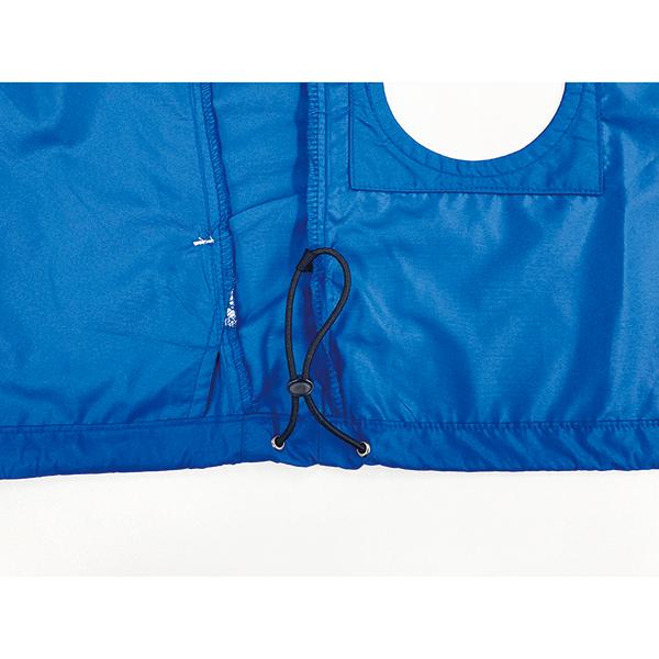 空調服 フード付きポリエステル製 ウェアのみ シルバー LKU90520C06S3