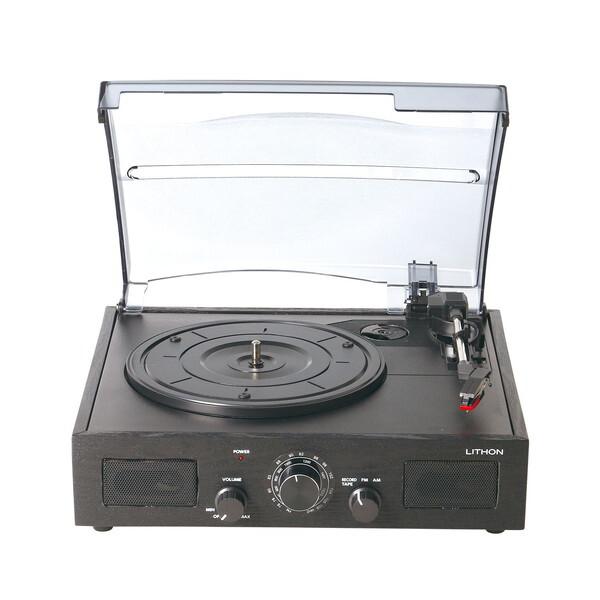 LITHON（ライソン） KAYCM-010B 多機能レコードプレーヤー CM-010