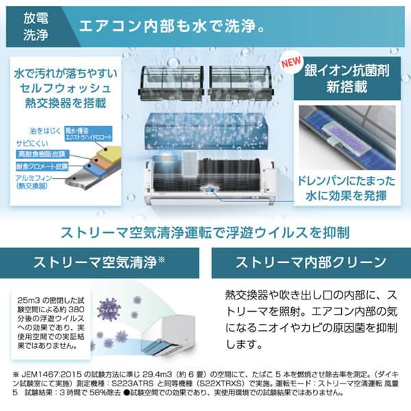 エアコン 26畳 ダイキン DAIKIN S803ATRP-W ホワイト うるさらX RXシリーズ 単相200V 工事対応可能