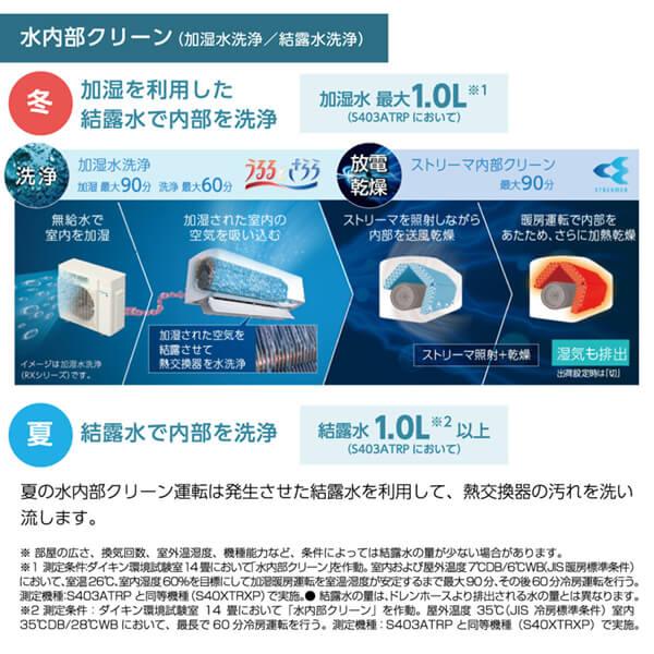 エアコン 26畳 ダイキン DAIKIN S803ATRP-W ホワイト うるさらX RXシリーズ 単相200V 工事対応可能