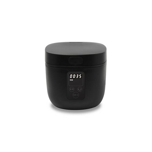 炊飯器 4合炊き 一人暮らし用 ROOMMATE マイコン式 RM-200H-BK