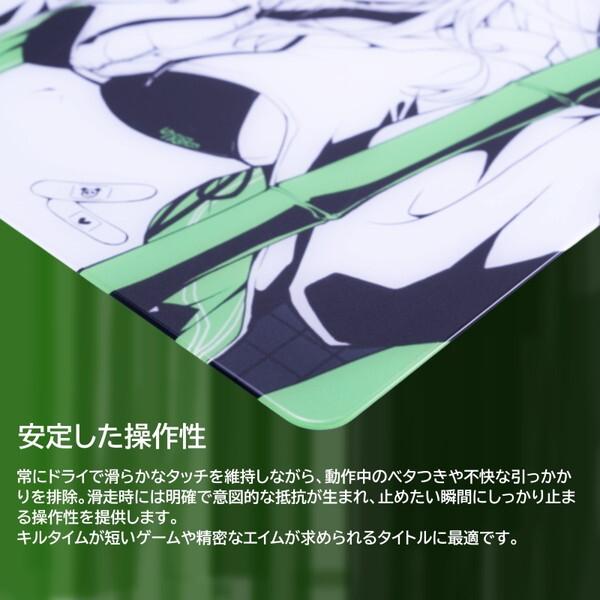 Uncle Panda Bamboo ガラスマウスパッド Uncle Panda Bamboo ガラス
