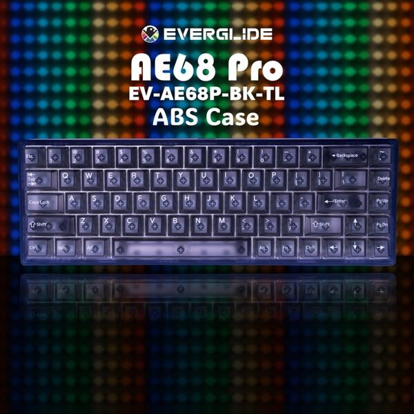 EverGlide EV-AE68P-BK-TL ブラック AE68 Pro Translucent ラピッドトリガー搭載 ゲーミング ...