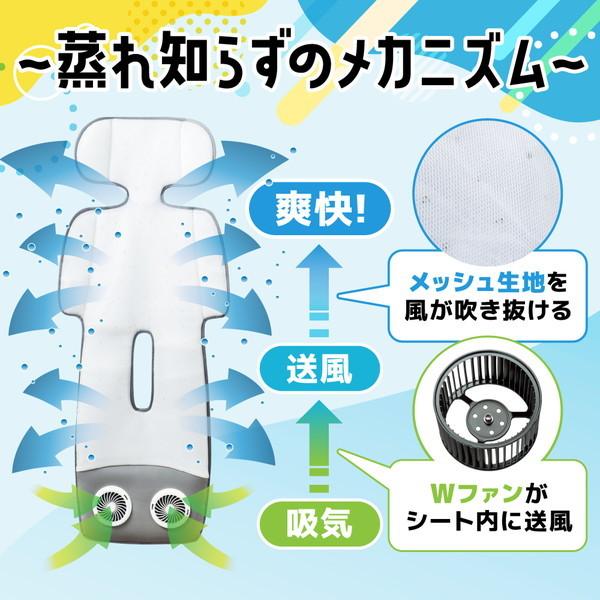 THANKO ベビーカー用シートファン ベビクール ARCLFSSGY : XPRICE