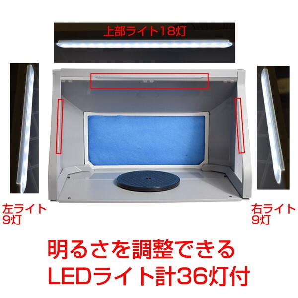 THANKO LEDライト付パワフルファン塗装ブース デラックス THANKO LEDライト付パワフルファン塗装ブース デラックス
