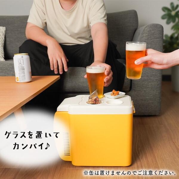 THANKO THANKO 6缶パックがすっぽり入る 6缶ビール冷蔵庫 TKSC25SYL