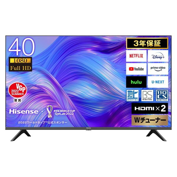 中古品 Hisense・液晶テレビ・40A30G・2021年製です。