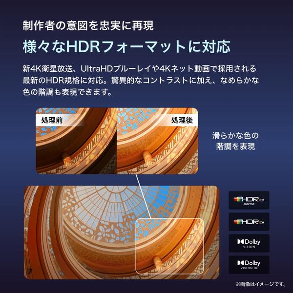 【新品 未使用 日本製】 テレビ 65型 ハイセンス Hisense 65インチ 65UX UXシリーズ 地上・BS・CSデジタル 4Kチューナー内蔵 【WS4390224633】(153301円)