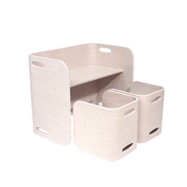 ホップル HOPPL コロコロチェア&デスク3点セット アイボリー CL-3set-IV メーカー直送_1
