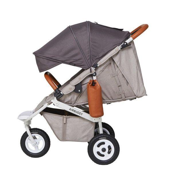 メンテナンス済み　エアバギー ココ プレミアフロムバース　ストーン　付属品多数 AIRBUGGY（エアバギー） 【 開閉式フロントバー仕様 】 ココプレミア
