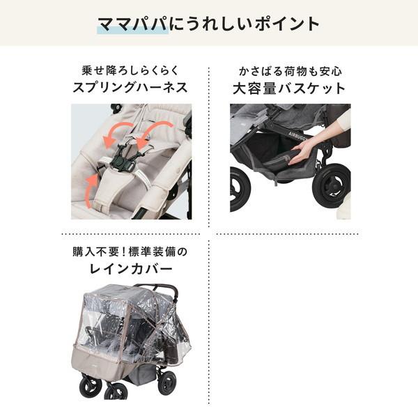 AIRBUGGY（エアバギー） ココダブルEX フロムバース リバーブルー