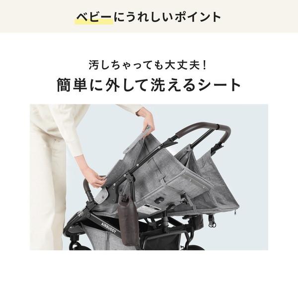 AIRBUGGY（エアバギー） ココダブルEX フロムバース リバーブルー