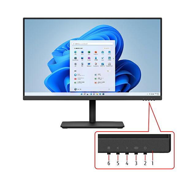 液晶ディスプレイ 富士通 FUJITSU VTF27011BT ブラック 27型ワイド液晶 