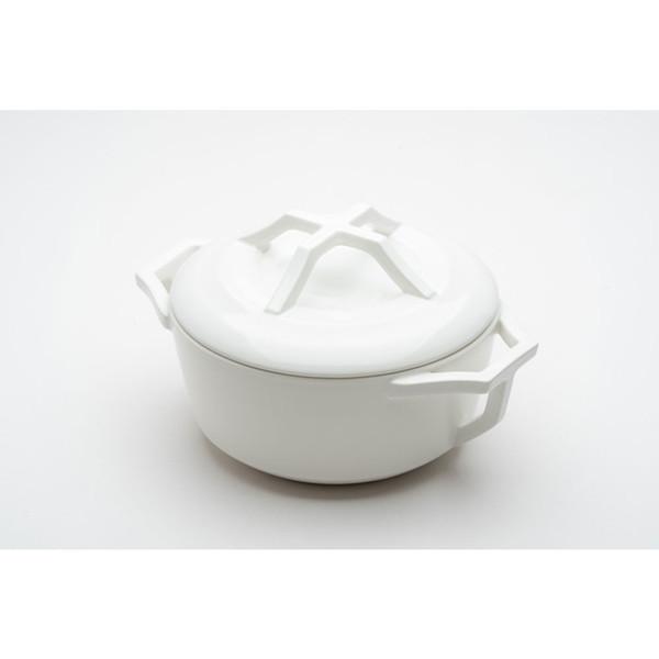 独特の上品 京陶窯業 土鍋(IH非対応) KTK-002 ホワイト DONABE205 土鍋