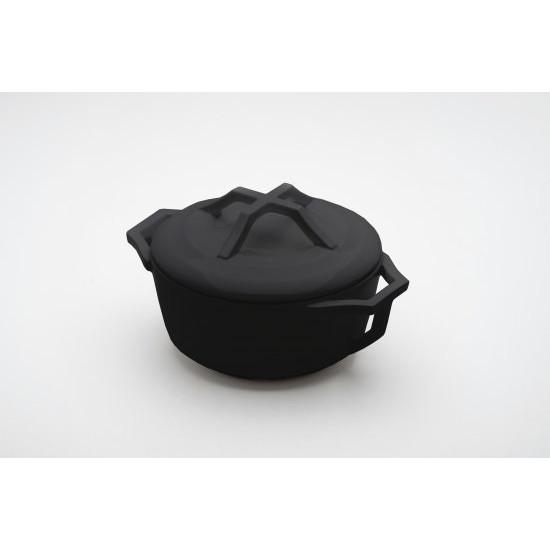 独特な 【送料無料】 京陶窯業 DONABE205 ブラック KTK-002 土鍋(IH非対応) 土鍋