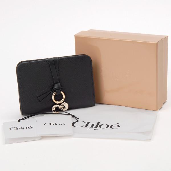 Chloe（クロエ） 二つ折り財布 財布 ブラック 黒 アルファベット