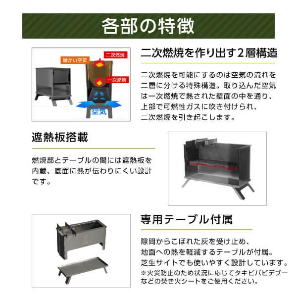 DOD 焚き火 台 ぺらもえファイヤー Q1-946-SL dod アウトドア