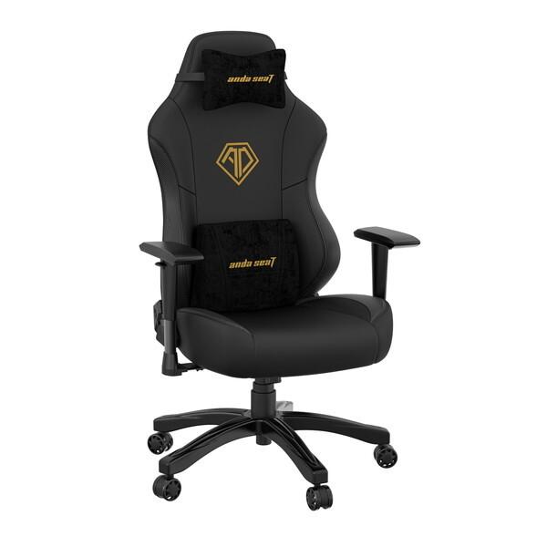 Andaseat Phantom 3 ブラック&ゴールド AD18Y-06-B-PVC ゲーミング 