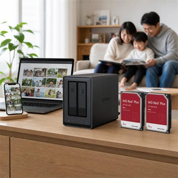 UGREEN UGREEN DH2300+HDD4TB*2 BundleSet NAS導入セット (NASync