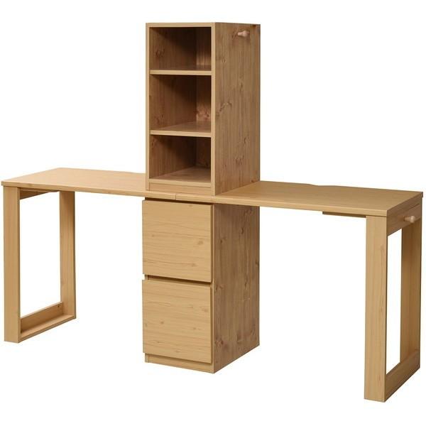 廃盤品】無印良品パイン材学習机デスク机 天然木パソコンデスク