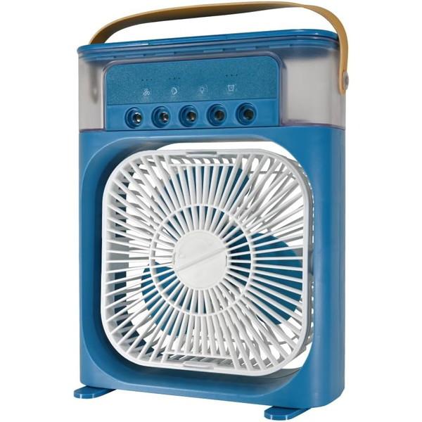ホノベ電機 扇風機 3枚羽根 風量3段階 冷風機 ミスト アロマパッド内蔵