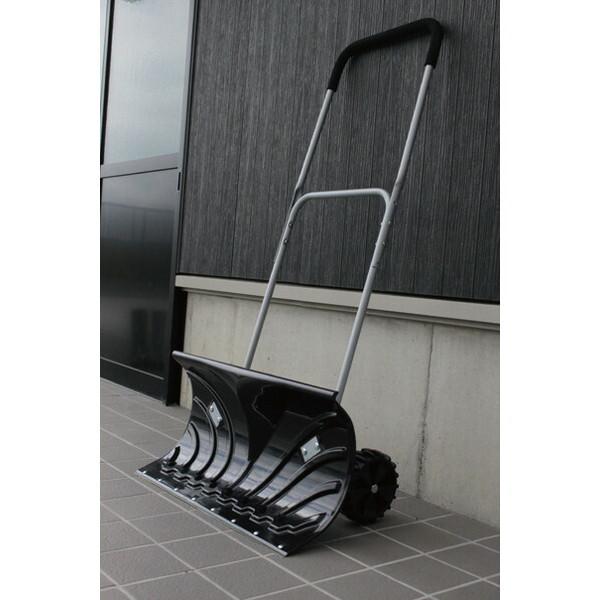 ファミリー・ライフ 大型車輪付きスノープッシャー 楽太郎(a31603