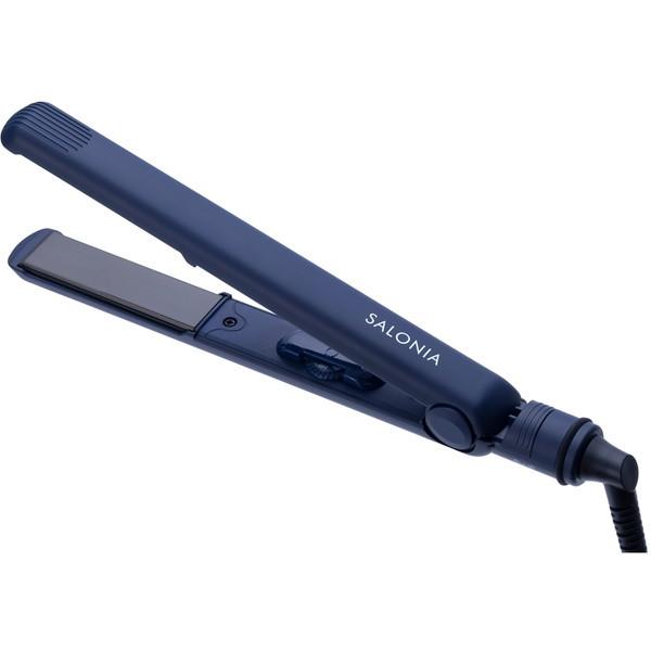 SALONIA サロニア ストレートヘアアイロン 24mm SL-004SNV ネイビー 買取価格比較