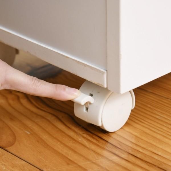 JK-PLAN（ジェイケイ・プラン） コスメワゴン キャスター付き 完成品