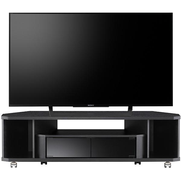 テレビ台 コーナー 幅120 テレビラック テレビボード コーナーテレビ台 TV台 ローボード おしゃれ シンプル ブラック 黒 NOA-1200AV-BK_1