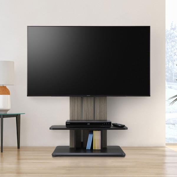朝日木材加工 壁寄せ テレビスタンド ダークブラウン 木目WS-J600-BK WS-J600-BK｜製品一覧｜テレビスタンド Swing｜製品案内｜朝日