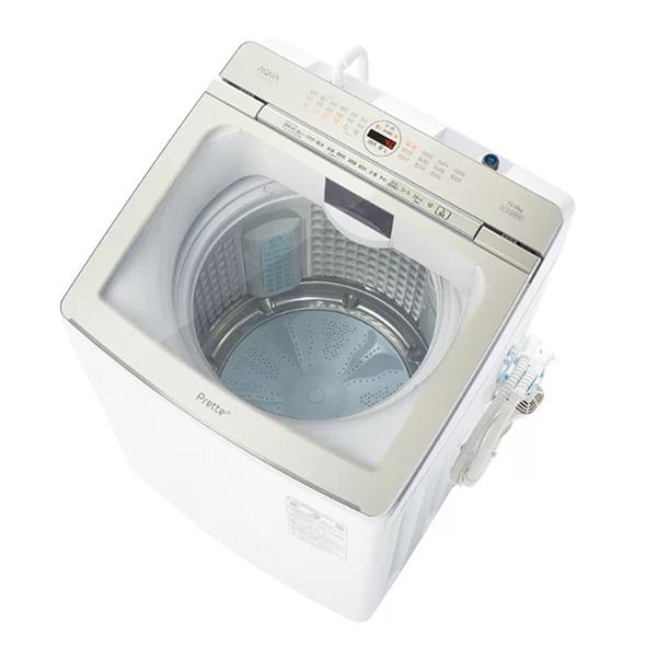 AQUA AQW-VX12P-W ホワイト Prette plus [全自動洗濯機 (12kg)] AQUA（アクア） AQUA AQW-VX12P-W ホワイト Prette plus 全自動洗濯機