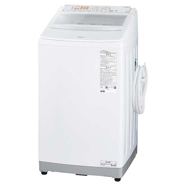 AQUA（アクア） 洗濯機 縦型 8kg 全自動洗濯機 AQW-VP8A-W ホワイト VP