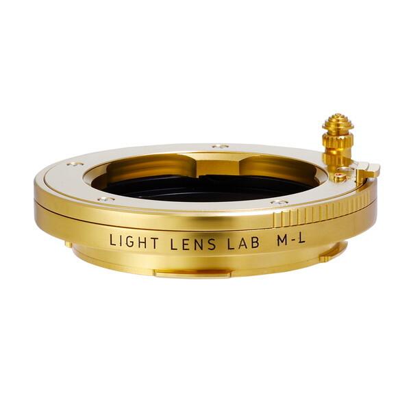 LIGHT LENS LAB L-M-L-MACRO (Gd) ブラスゴールド レンズマウントアダプター (ライカMマウントレンズ → Lマウント変換)