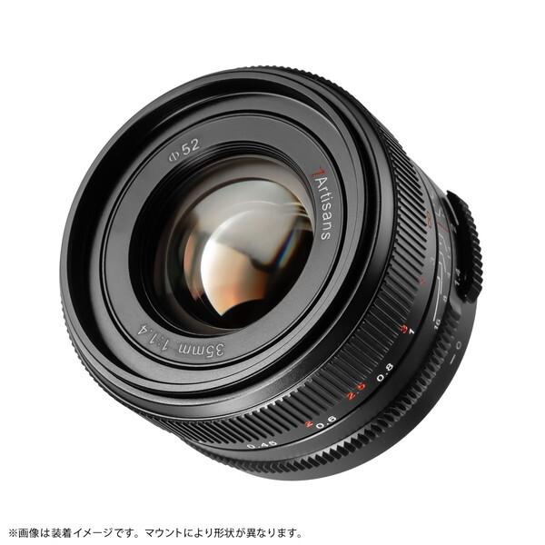 7Artisans 単焦点レンズ 七工匠（7Artisans） 7A-35F14FF3-L-B ブラック 単焦点レンズ (L