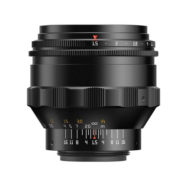 銘匠光学 TT-75F15-M42-B ブラック 大口径単焦点レンズ (M42マウント