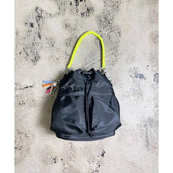 Cheek（チーク） cheek kinchaku code 2way tote C23003-15 ブラック