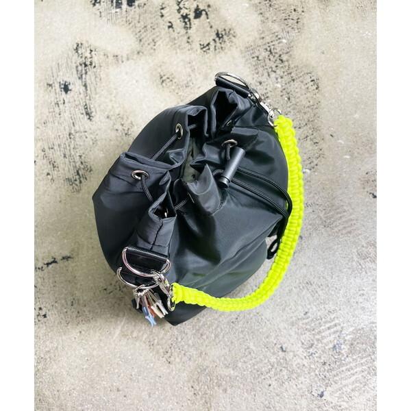 Cheek（チーク） cheek kinchaku code 2way tote C23003-15 ブラック
