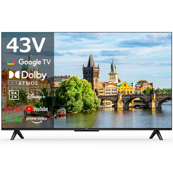 テレビ 43型 スマートテレビ TCL 43インチ TV GoogleTV 4Kチューナー内蔵 Wチューナー クロームキャスト機能内蔵 43V6A ティーシーエル 新生活 一人暮らし 単身｜aprice｜02