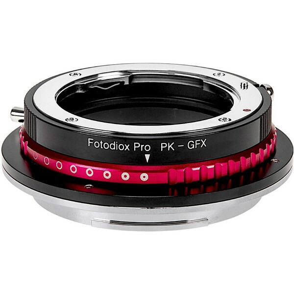 Fotodiox PKa-GFX マウントアダプター 絞りリング付き(ペンタックスK