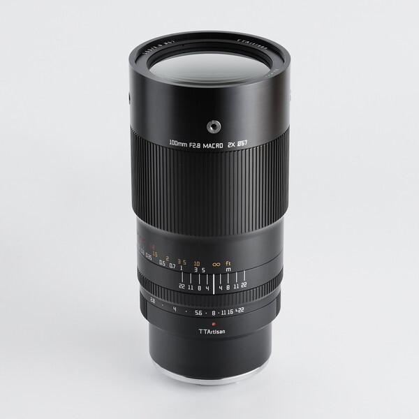 TTArtisan (銘匠光学) TT-100F28M-X ブラック 100mm f/2.8 MACRO 2X