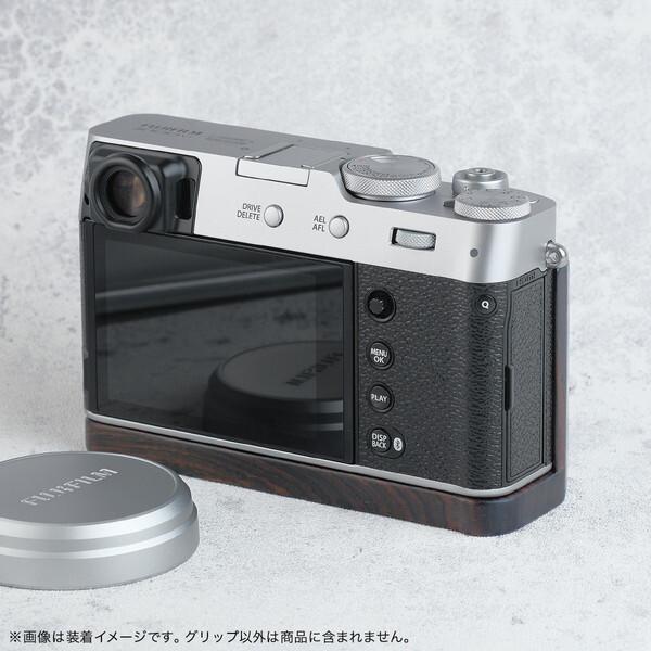 SHOTEN X100VI-GP 黒檀 カメラウッドグリップ (FUJIFILM X100VI用