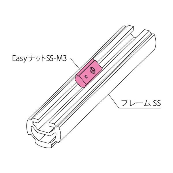 G-Fun Sシリーズ EasyナットSS M3 DIY アルミ パーツ 収納 棚 ワゴン