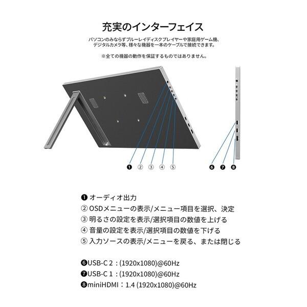 JAPANNEXT（ジャパンネクスト） JAPANNEXT JN-MD-Ei156F-T 15.6型 液晶