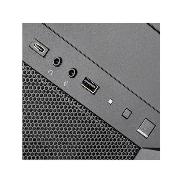 Silver Stone SILVERSTONE SST-FA313-B-C 黒 PCミニタワーケース