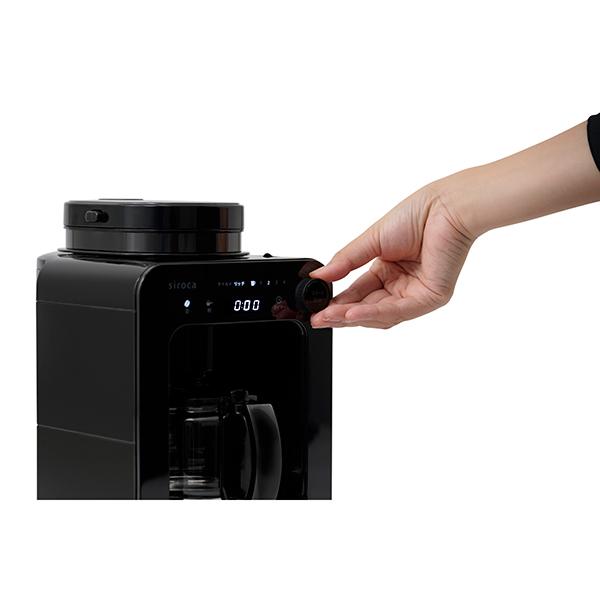 siroca（シロカ） siroca SC-A271 全自動コーヒーメーカー (4杯分