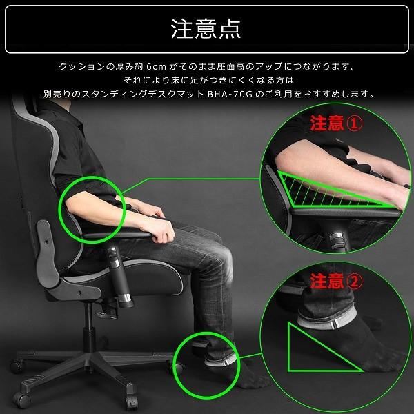 Bauhutte（バウヒュッテ） 座布団 BC-100G-BK ブラック ゲーミング